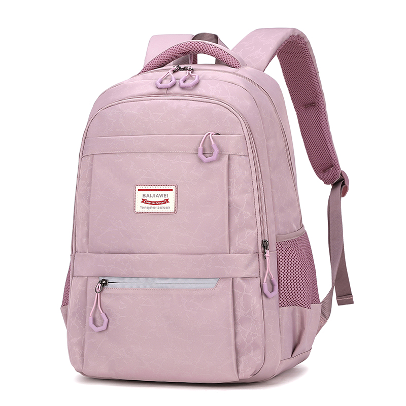 Shoulder bag for female primary school students, middle school students, schoolbags, burden reduction, ridge protection, girl's heart, little fresh and lovely female backpack