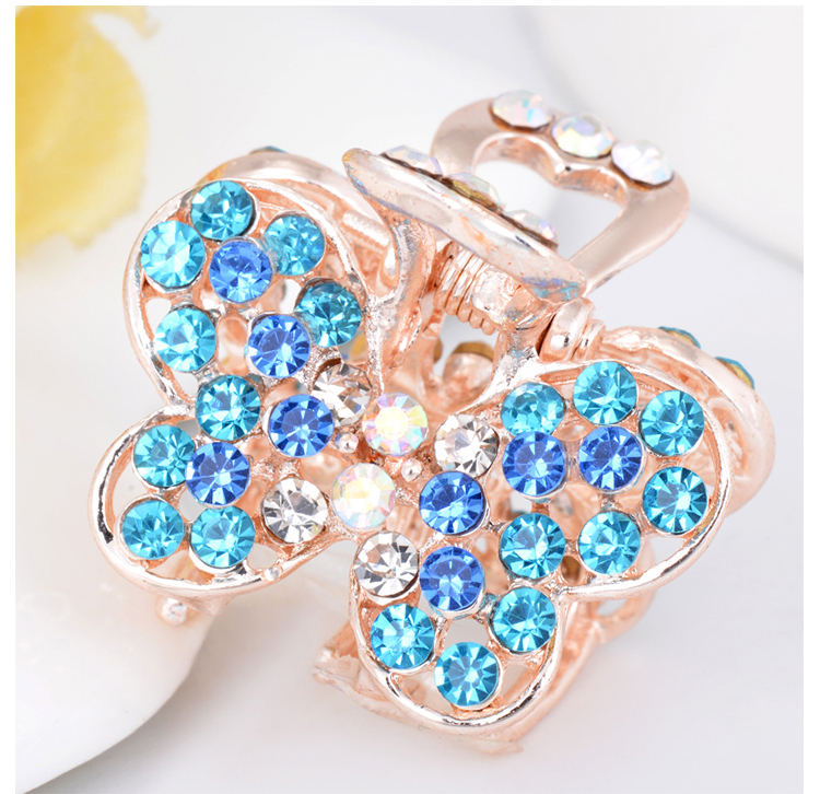 Hàn Quốc vừa bắt bướm vương miện tóc phụ kiện tóc kim cương giả kẹp tóc hoang dã kẹp đầu clip Liu Hai trang sức mũ cột tóc cho bé gái