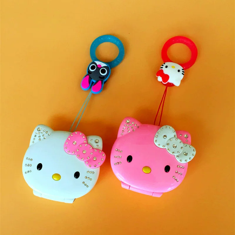 Hello Kitty Con Điện Thoại Di Động Sinh Viên Nam Giới và Phụ Nữ Dễ Thương Cartoon Mini Siêu Nhỏ Pocket Lật KUH Mát Mẻ và T99 điện thoại redmi