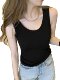 Modal camisole ສໍາລັບເດັກຍິງຮ້ອນ, ສະບັບພາສາເກົາຫຼີໃຫມ່, slimming, ກວມເອົາເຕົ້ານົມ, ກັບຄືນໄປບ່ອນທີ່ສວຍງາມ, ລຸ່ມສຸດ sleeveless ສໍາລັບແມ່ຍິງ
