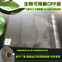 Manufacturers special offer: compostable OPP plastic bag biodegradable material transparent bag self-adhesive bag environmentally friendly packaging bag
