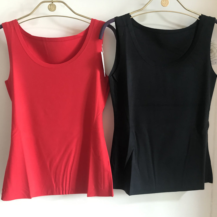 21 autumn Winter Manny Finn 20401235 tea flower bifacial suede round collar No-mark woman warm vest with bottom warm clothes