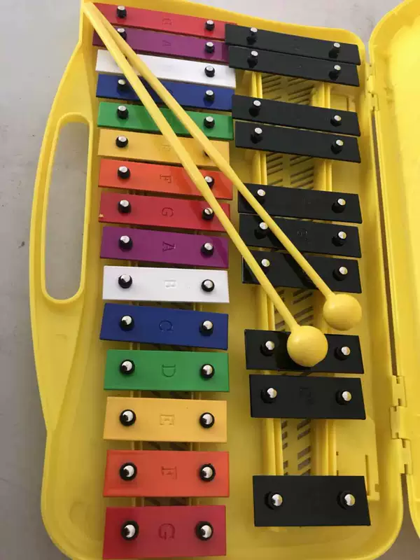 Đàn piano nhôm 25 âm, đàn piano nhôm hai mươi lăm tông màu, đồ chơi giáo dục mầm non, nhạc cụ gõ, nhạc cụ thiếu nhi đàn piano kèm mic cho be