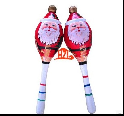 Orff Nhạc cụ Santa Claus Gỗ Búa Cát Cát Bóng Trẻ em Bộ gõ Đồ chơi giáo dục Đồ chơi bằng gỗ đàn nhạc cho bé