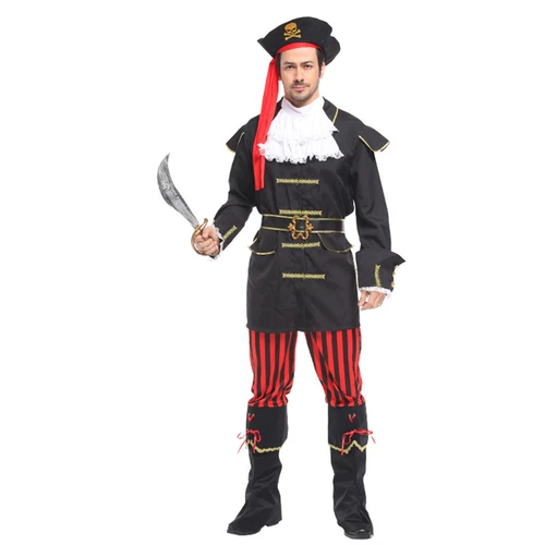 Костюм для взрослых подходит для мужчин и женщин, пираты карибского моря для влюбленных, комплект, xэллоуин, выпускной вечер