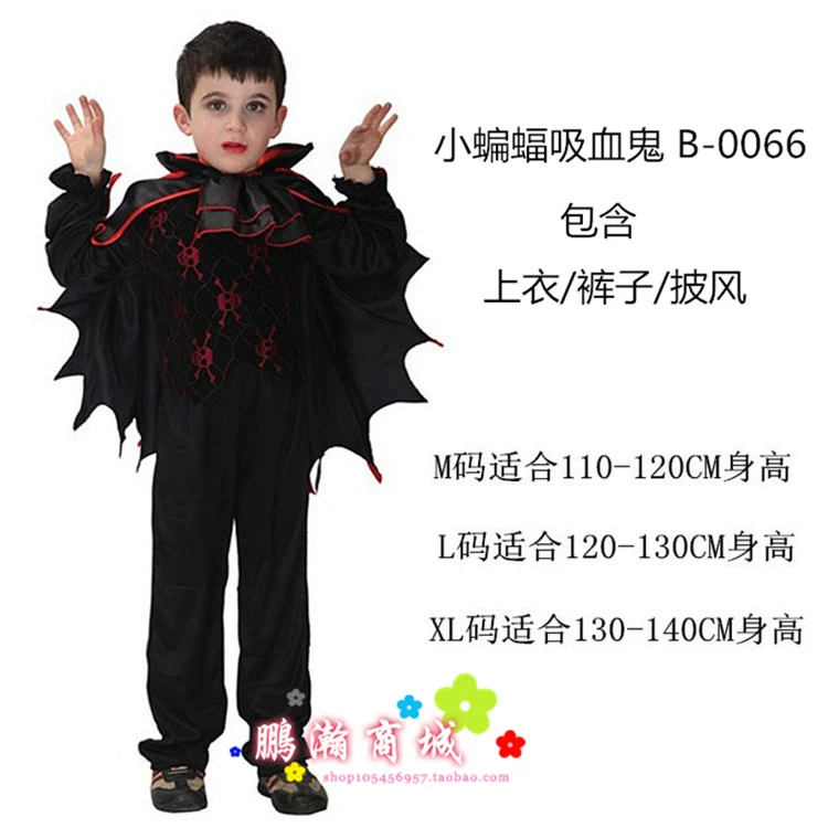 halloween2016 Halloween trẻ em cosplay hóa trang trình diễn trang phục bé trai kinh dị quỷ ma cà rồng tính trang phục sát nhân halloween