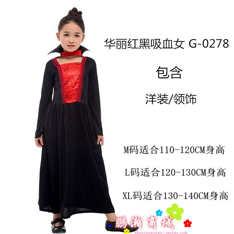 Halloween trẻ em trang phục cho bé trai và bé gái hóa trang cosplay ma cà rồng công chúa hoàng tử tính trình diễn trang phục