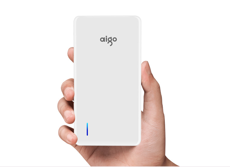 Patriot AIGO sạc di động kho báu 10.000 mA siêu mỏng điện thoại di động phổ biến polymer quà tặng điện thoại di động tùy chỉnh N6 chữ LOGO tùy chỉnh táo nhanh phí vivo Huawei 10000 mAh - Ngân hàng điện thoại di động pin sạc