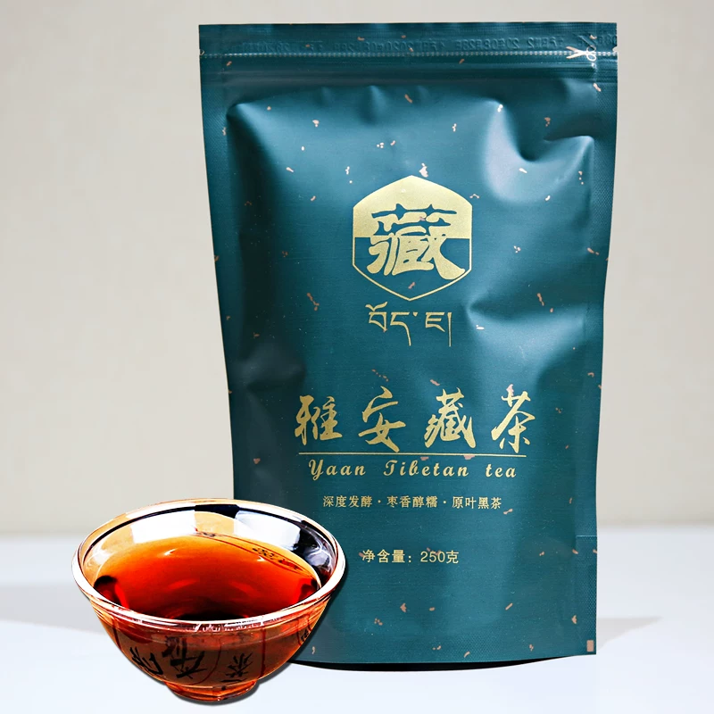 Tibetan tea, red (black) tea, sichuan tea, tea bags, pack