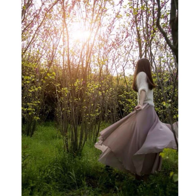 Spring and summer chiffon half-length long skirt! Mopping the floor bohemian beach skirt fairy 8 meters chiffon skirt