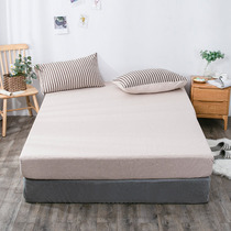 No-print the same minimalist modern full cotton sky cotton bed Hat Pure color 40 Bed Cover Bed Cover Double Bed Pink