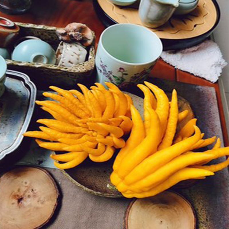 Yellow Fruits Zone Golden Huaver Hand Fresh Fruits Fowate Citrus Fresh Buddha's Hand Edible Ornamental Take The Little Buddhist Buddhist Buddhist Buddhist