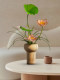 Simulated Lotus Flowers with a High-End, Realistic Feel for Dining Table, Living Room Bonsai, Artificial Flowers, Song Dynasty Aesthetic Decorative Ornaments, Vase, Entryway