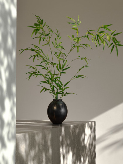 Bamboo Artificial Green Plant Potted Plant, Song Dynasty Aesthetics, Soft Decoration, Zen Style Ornament, Chinese-Style Living Room, Dining Room, Tea Room, Study Room Decoration