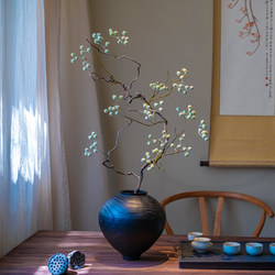 New Chinese-Style Mulberry Fruit Artificial Flowers, Faux Flower Decorations for Tea Rooms and Entryways, Song Dynasty Aesthetics, High-End Bionic Flowers for Dining Tables
