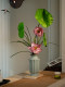 Lotus Artificial Flower Arrangement, High-End Realistic Sòng Dynasty Aesthetics, Decorative Piece for Entryway, Living Room, Tea Table, Dining Table, Ruyao Ware