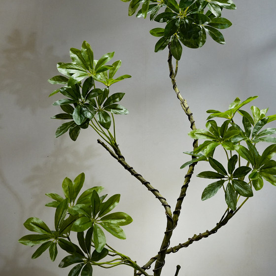 Duckbill Tree Artificial Green Plant High-End Light Luxury Desktop Living Room Tea Room Entrance Decoration Fake Flower Small Potted Plant Ornament