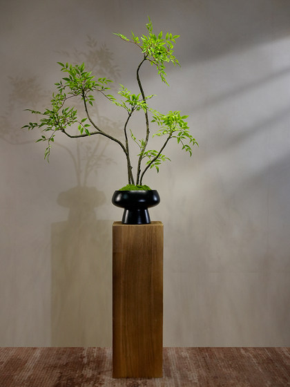 Nantian Bamboo Artificial Green Plant, High-End Traditional Chinese Style, New Chinese Style Tea Room Decoration, Bamboo Tabletop Entrance Hall Ornament, Bonsai