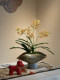 Artificial Orchid Flower in a Tall Pot, Fake Decoration for Entrance, Tea Room, New Chinese Style, Song Dynasty Aesthetics, Desktop Decoration