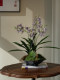 Artificial Orchid Flower in a Tall Pot, Fake Decoration for Entrance, Tea Room, New Chinese Style, Song Dynasty Aesthetics, Desktop Decoration