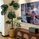 High-End Luxury Artificial Monstera Plant, Faux Tree, Indoor Bio-Inspired Flower, Large Floor-Standing Potted Plant for Living Room