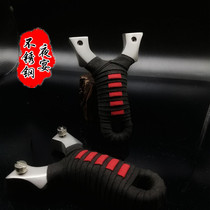 304 wire cutting stainless steel slingshot high-end night banquet free of binding fast skin slingshot outdoor practical competition