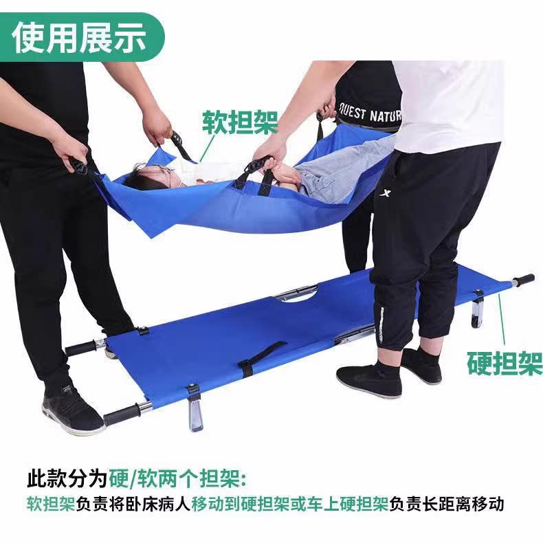 移位翻身垫卧床老人移位神器软担架抬人上下楼瘫痪病人搬运助力器