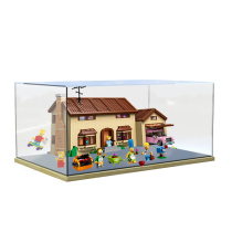 Lego 71006 Simpson House acrylic display box Manual storage transparent box dust cover blind box