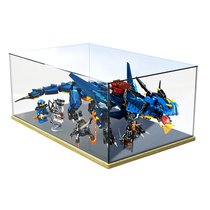 Lego 70652 thunder and lightning storm Shenlong acrylic display case hand office containing transparent box dust cover blind box