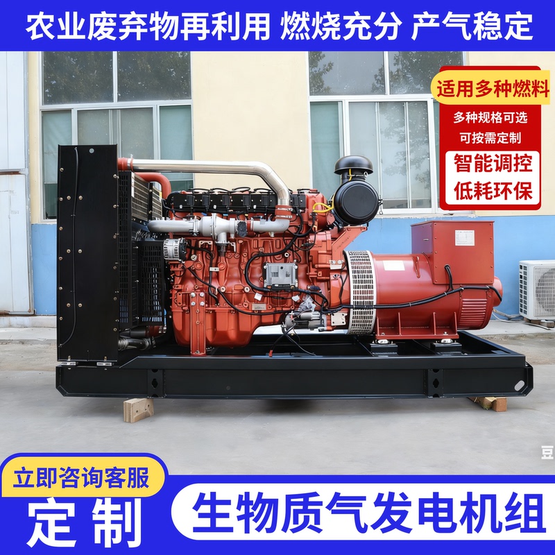 Natural Gas Biogas Straw Sawdust Biochemical Generator Set Can Be Used as a Grille Cng Compressed Gas Generator
