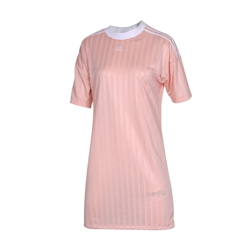 Adidas clover dress mùa hè mới thể thao giản dị áo thun dài tay ngắn -CE5589 áo khoác thể thao nữ