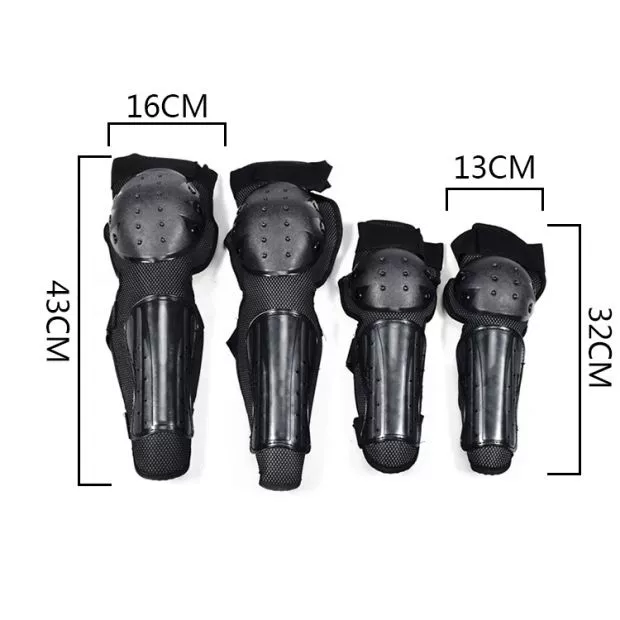 GHOST CLAW Xe máy mùa hè Kneepad Elbow Bốn mảnh Off-road Knight Thiết bị bảo vệ Cưỡi xà cạp chống vỡ K1 - Xe máy Rider thiết bị