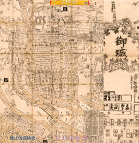 (Map) High-definition layout map of Osaka Castle during the Tokugawa Shogunate period
