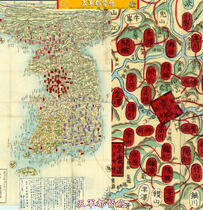 (Map) High-definition full picture JPG of the Eighth Route Paintings of the Li Family of Korea in the Qing Dynasty (12th year of Tongzhi)