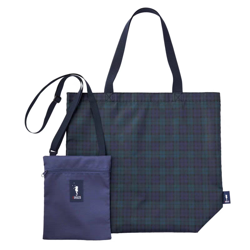 Daily Miscellaneous Appendix: Seahorse Bag 2-Piece Set, Fashionable Crossbody Bag, Single Shoulder Shopping Bag, Tote Bag, Striped Plaid