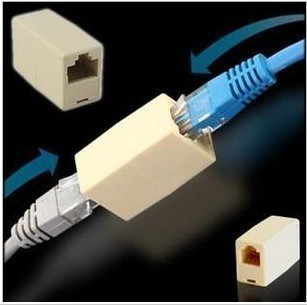 Serial Cable Optical Fiber RJ45 Network Cable Connector Network Straight Head Network Dual Head