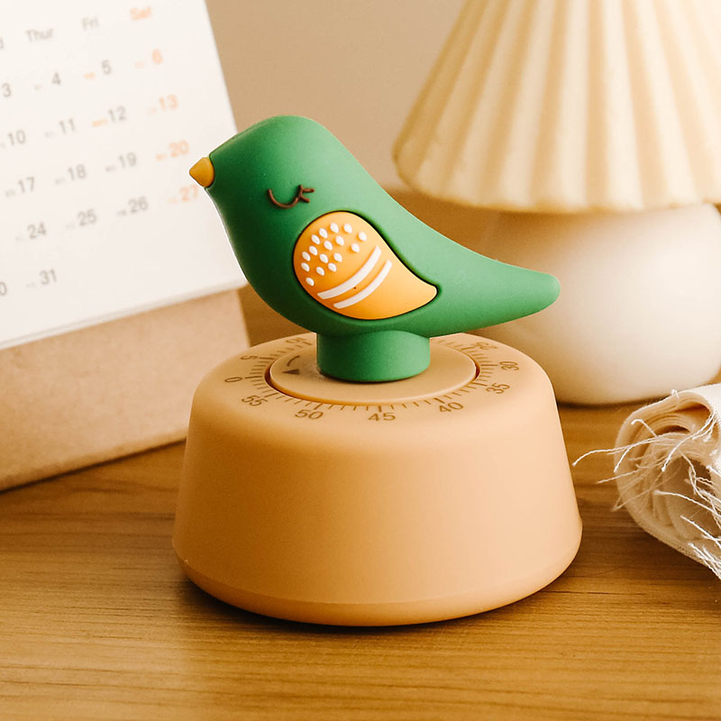 Miscellaneous, cute little bird Home rotary timer Kitchen Cooking Reminder students do the topic Time Manager-Taobao