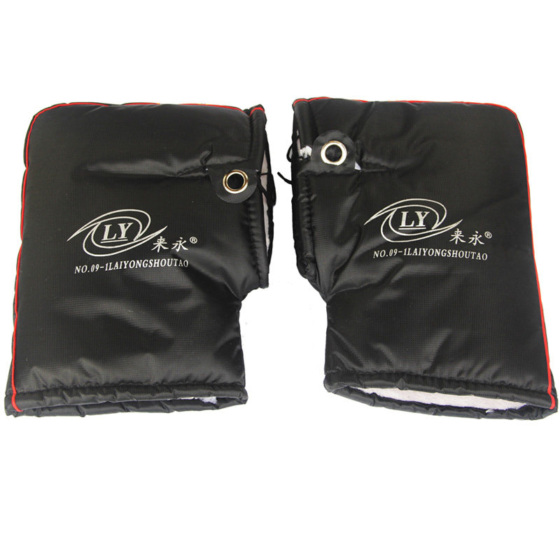 Locomotive puts cover gloves electric car to warm winter pedal thickened windproof anti-chill waterproof Cavaliers gloves