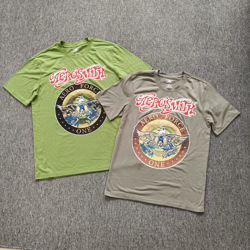 Aerosmith Band Short-Sleeve European and American Rock T-Shirt for Men and Women