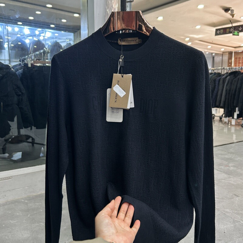 [Uk Stock] Counter Prices over 600! Rare Black Color! Elite Fashion! First-Tier Brand Clearance Men's Sweater