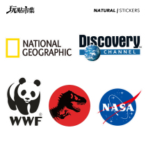  nasa American Airlines National Geographic Jurassic Exploration Nature Suitcase Laptop Refrigerator Sticker
