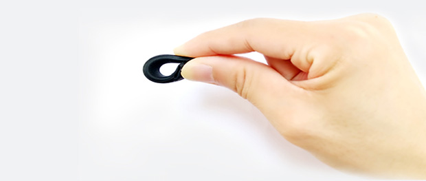 Kính chống trượt tay áo silicon cố định móc tai khung mắt phụ kiện chân chống trẻ em thả clip móc tai che chân - Kính khung kính đen