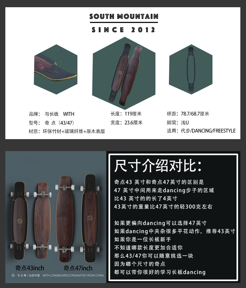 Và longboard boutique 2018 vũ trụ mới kỳ dị sư tử sư tử cây thường xanh gấu trúc ván trượt ván dài Nanshan - Trượt băng / Trượt / Thể thao mạo hiểm giày trượt patin cho bé