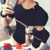 Áo thun ngắn tay nam cổ tròn cotton cotton nửa tay áo sơ mi trắng đáy xu hướng Hàn Quốc XL nam mùa hè áo thun nam big size Áo phông ngắn