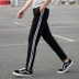 2019 cá tính quần harem giản dị mùa hè quần lọt khe thể thao quần chín điểm quần jogger kaki Quần mỏng