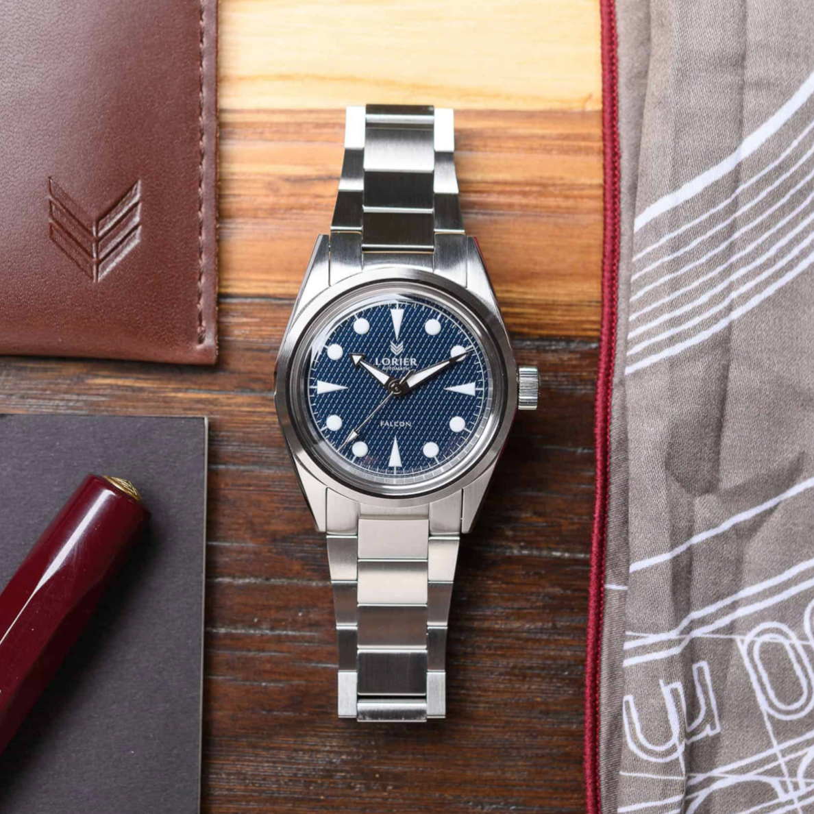 American LORIER Falcon II retro small crowdsourced mechanical diving watches