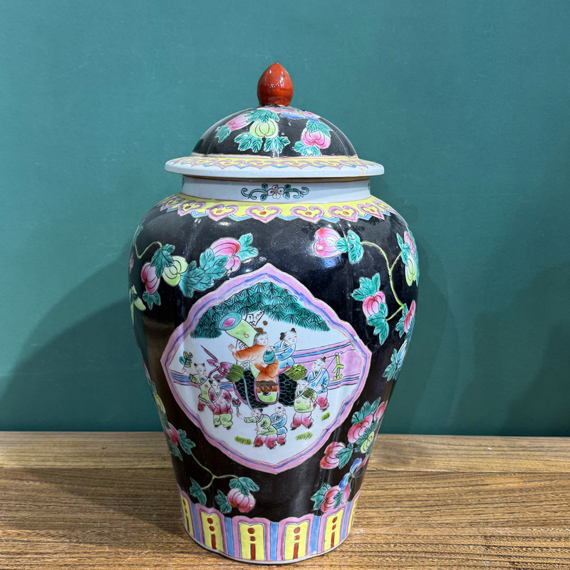 Big Sale Second Old Factory Goods Chinoiserie Hand-Painted Overglaze Pastel Ceramic General Jar Vase Home Storage Ornaments Tea Jar Big Sale Second Old Factory Goods Chinoiserie Hand-Painted Overglaze Pastel Ceramic General Jar Vase Home Storage Ornaments Tea Jar