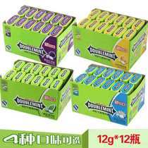 Green Arrow no sugar mints 12g about 20 tablets * 12 bottles of mint ice lime blackcurrant jasmine tea flavor 1 box