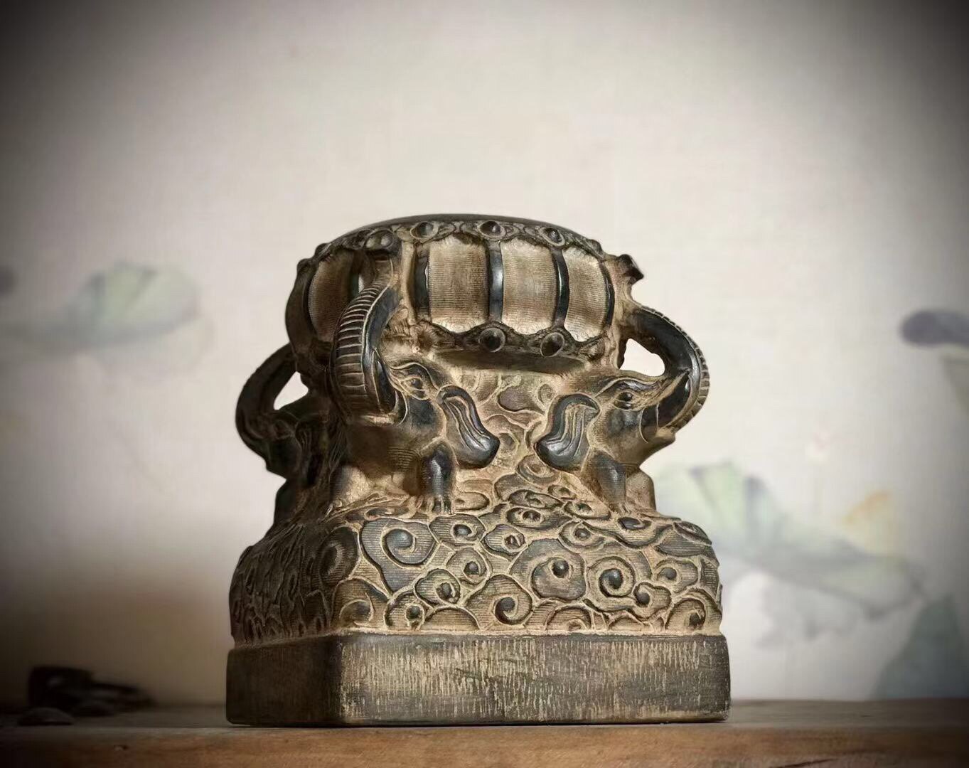 纯天然青石厂家直销，定制各类石盆狮子柱墩子，一件也享批发价！-石雕-淘宝好物网