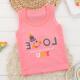 . Sling sơ sinh thoải mái cho trẻ em Hàn Quốc phiên bản của vest mềm tay giữa con T-shirt mùa hè sản phẩm mới nam và cô gái nhỏ.